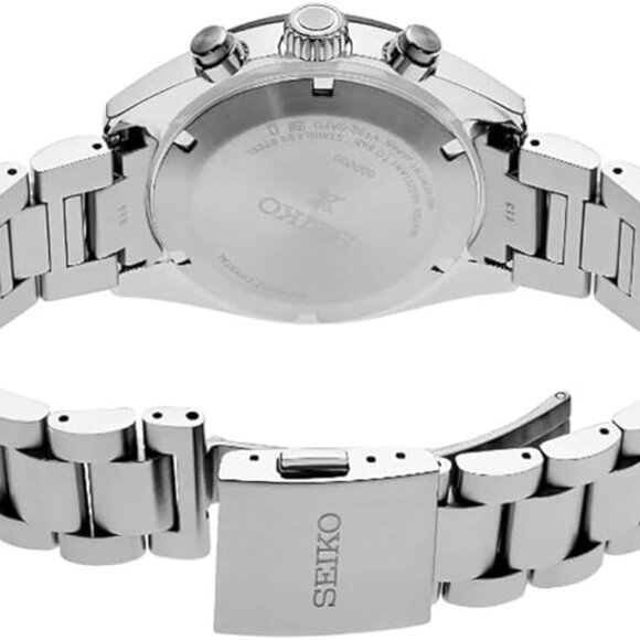 NEW Seiko SSC819 Prospex Speedtimer Solar Chronograph Black Dial Men's Watch - Picture 4 of 5